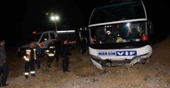 Aksaray yolcu otobüs kaza, Aksaray 18 yaralı