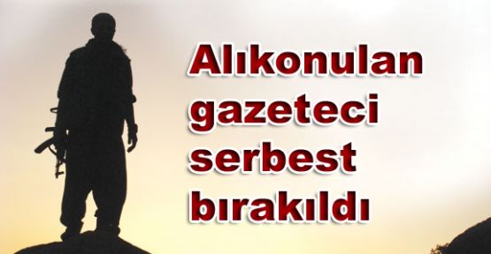 Alıkonulan gazeteci serbest bırakıldı