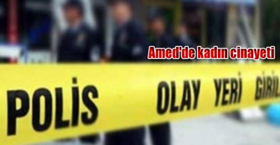 Amed'de kadın cinayeti
