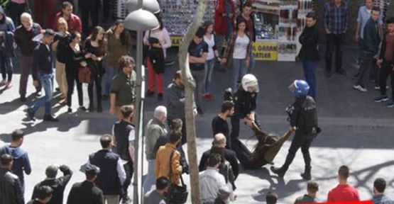 Ankara'da DEV-LİS üyesi öğrencilerine müdahale