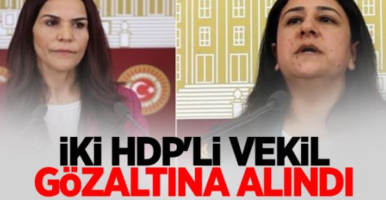 Ankara'da HDP'li iki vekil gözaltına alındı
