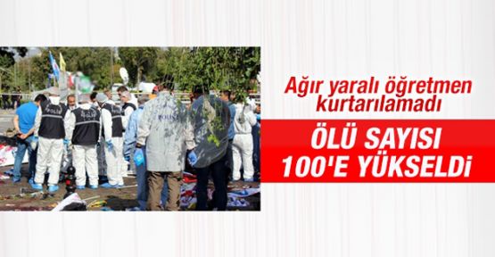 Ankara'daki Patlamada Ölü Sayısı 100'e Yükseldi
