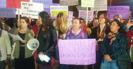 Antalya Kadın Platformu, kadına şiddete 'hayır' dedi