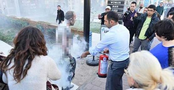 Antalya'da kendini yakan işçi hayatını kaybetti