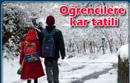 Ardahan'da okullara kar tatili
