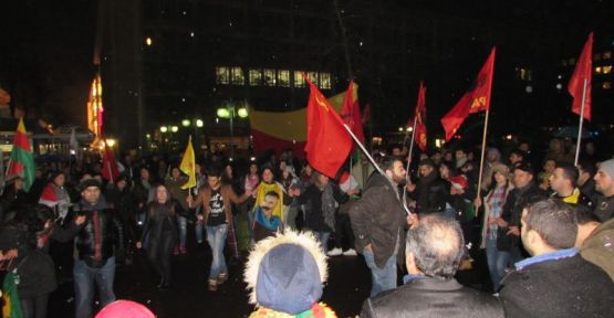 Avrupa'da Kobani kutlamaları
