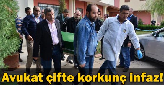 Avukat çifte korkunç infaz