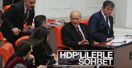 Bahçeli, HDP grubuyla sohbet etti