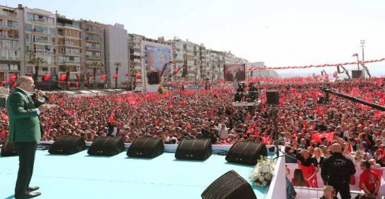 Bahçeli ve Erdoğan'dan İzmir'de ortak miting