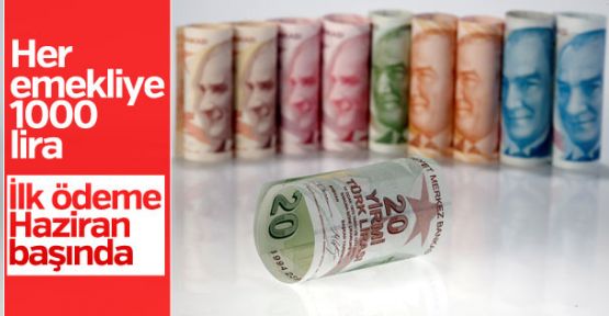 Bakan Sarıeroğlu: Emekliye bin TL ikramiye haziran başında ödenecek