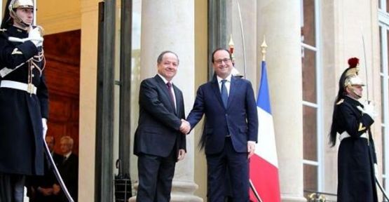 Barzani Hollande ile Elysee Sarayı'nda görüştü