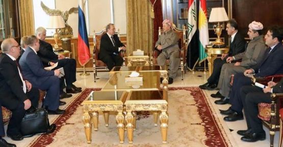 Barzani Rus heyetiyle Suriyeli Kürtleri konuştu