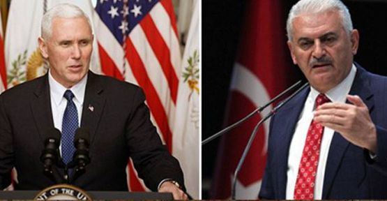 Başbakan Yıldırım, ABD Başkan Yardımcısı Pence ile görüştü 