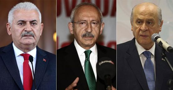 Başbakan Yıldırım, Kılıçdaroğlu ve Bahçeli'yle bir araya gelecek