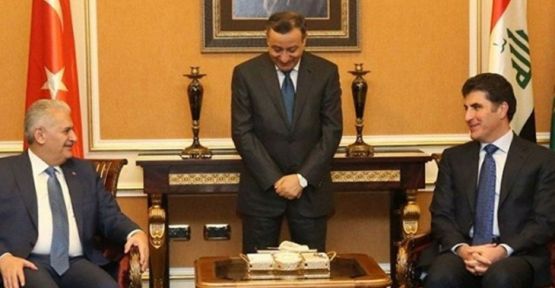Başbakan Yıldırım, Neçirvan Barzani ile görüştü    