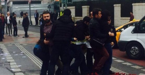 Başbakanlık Ofisi önünde Aziz Güler eylemi