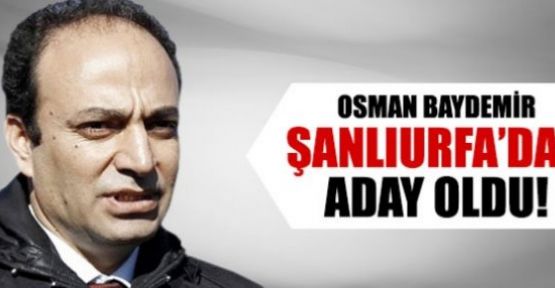 Baydemir, Urfa Büyükşehir Belediye Başkan adayı