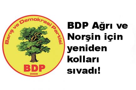BDP Ağrı ve Norşin için yeniden kolları sıvadı