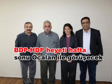 BDP-HDP heyeti hafta sonu Öcalan ile görüşecek
