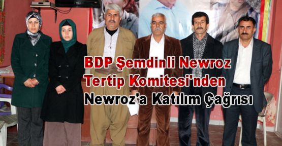 BDP Şemdinli Newroz Tertip Komitesi'nden Davet!