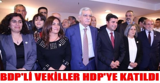 BDP'li vekiller HDP'ye katıldı