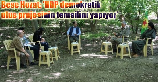 Hozat: 'HDP demokratik ulus projesinin temsilini yapıyor'