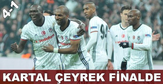 Beşiktaş UEFA Avrupa Ligi'nde çeyrek finalde 
