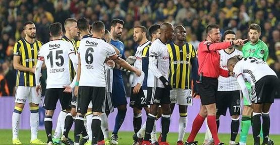 Beşiktaş-Fenerbahçe derbisine ceza yağdı 