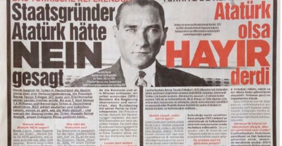 Bild: Atatürk olsa HAYIR derdi