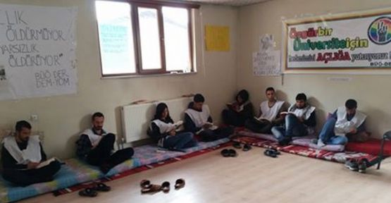 Bingöl Üniversitesi öğrencilerinin açlık grevi 8. gününde
