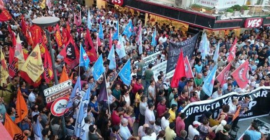 Birçok merkezde saldırıya tepki vardı