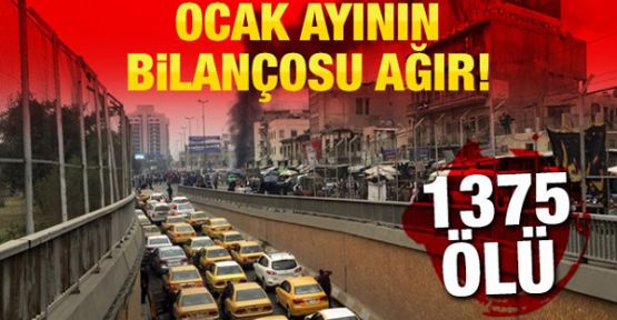BM: Ocak ayında Irak'ta 1375 kişi öldü