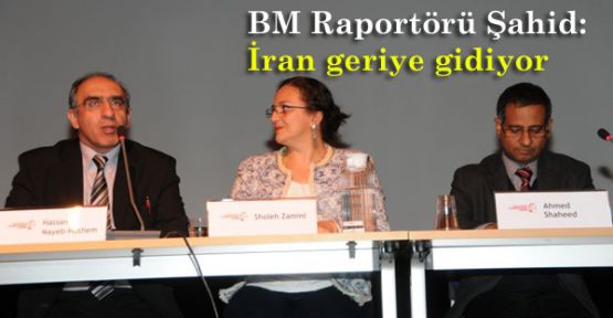 BM Raportörü Şahid: İran geriye gidiyor