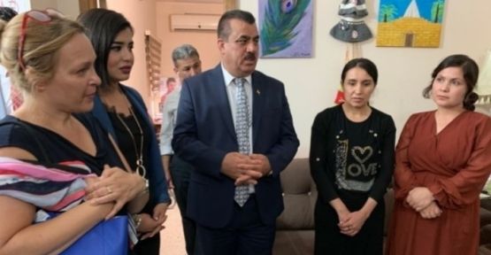 BM yetkilileri, IŞİD'den kurtarılan Ezdiler ile bir araya geldi