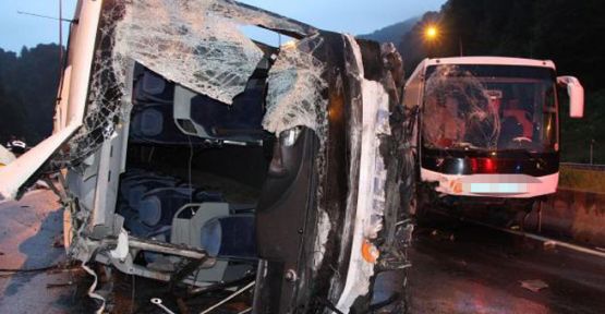 Bolu Dağı geçişinde kaza: 6 ölü, 40 yaralı