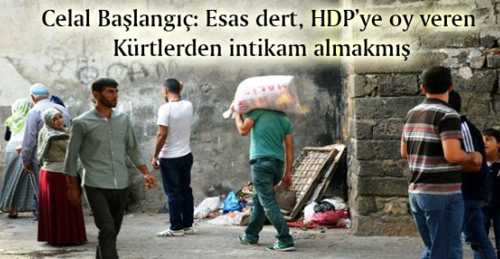 'Esas dert, HDP'ye oy veren Kürtlerden intikam almakmış'