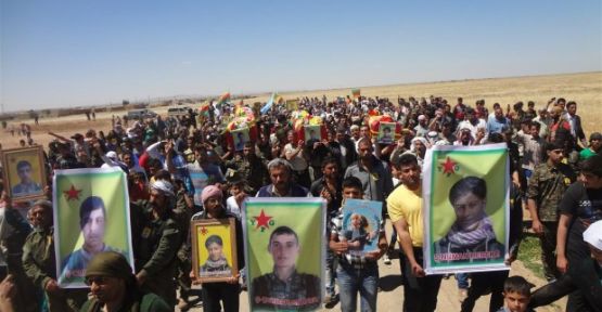 Cenazeyên 3 şervanên YPG’ê spartin axê