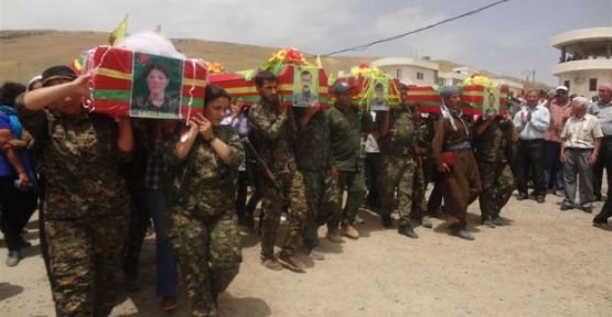 Cenazeyên 4 şervanan ber bi Başûr ve oxir kirin