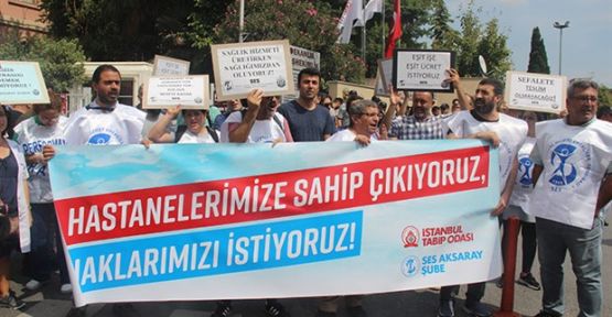 Cerrahpaşa ve İstanbul Tıp Fakültesi eylemde: Acil ödenek istiyoruz!