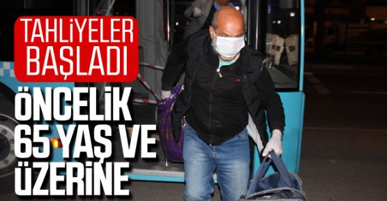 Cezaevinden tahliyeler başladı