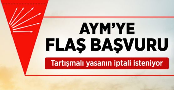 CHP, dershaneler için AYM'ye başvurdu