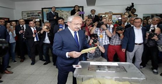 CHP Genel Başkanı Kılıçdaroğlu oyunu kullandı