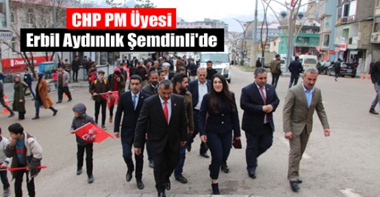 CHP PM Üyesi Erbil Aydınlık Şemdinli'de