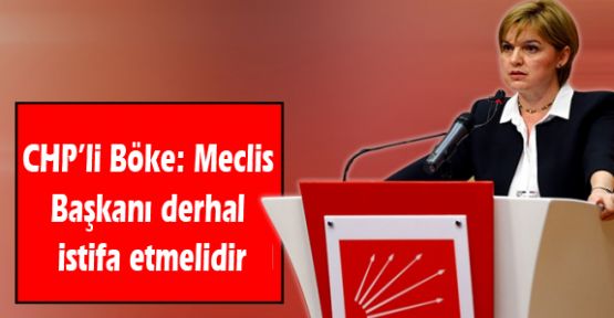 CHP'li Böke: Meclis Başkanı derhal istifa etmelidir