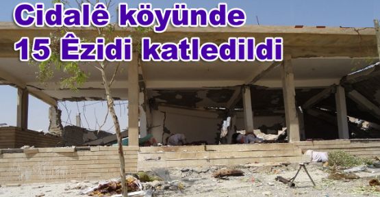 Cidale köyünde 15 Ezidi katledildi