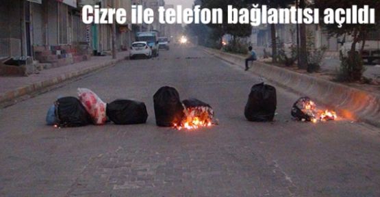 Cizre ile telefon bağlantısı açıldı