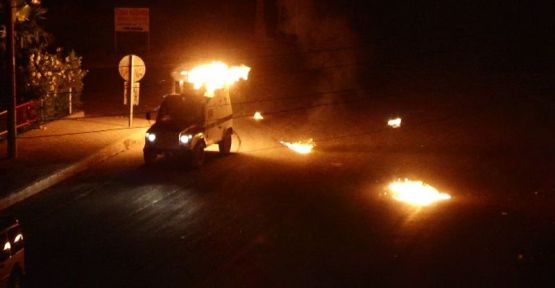 Cizre'de gençler polisle çatıştı