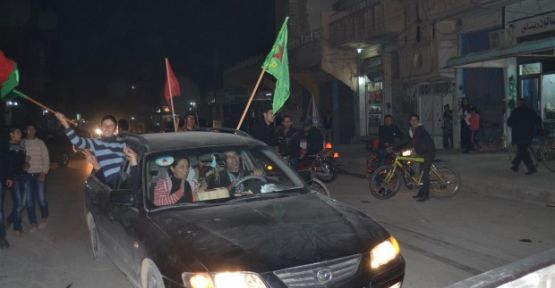 Cizre'de Kobani kutlaması