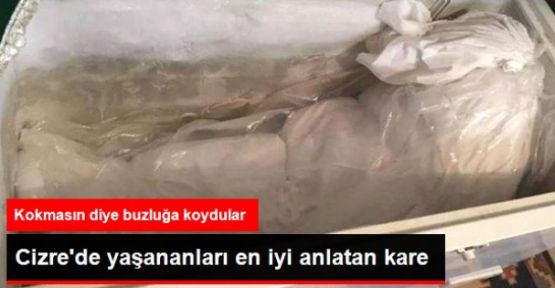 Cizre'de Öldürülen Genç Kızın Cenazesi Buzlukta Bekletildi