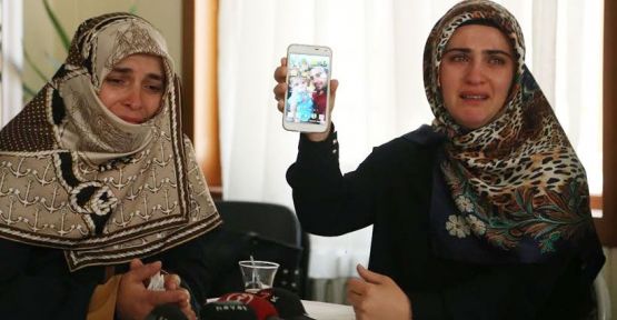 'Çocuklarımız geri gelsin barış ve huzur istiyoruz'